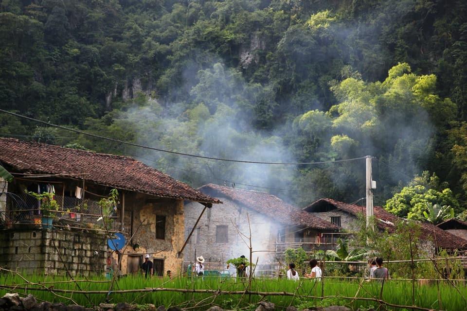 A Sy Ban Gioc Homestay - Lang Da Khuoi Ky Cao Bang Zewnętrze zdjęcie