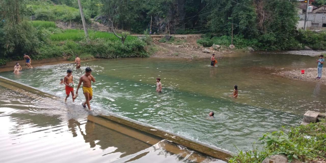 A Sy Ban Gioc Homestay - Lang Da Khuoi Ky Cao Bang Zewnętrze zdjęcie